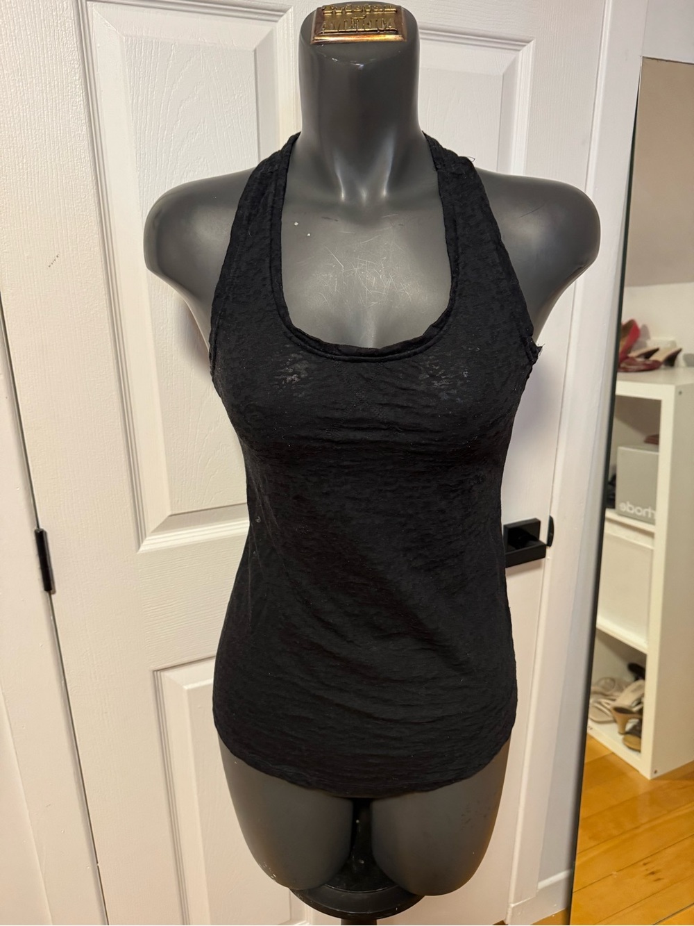 Black Racerback Tank Top - Women